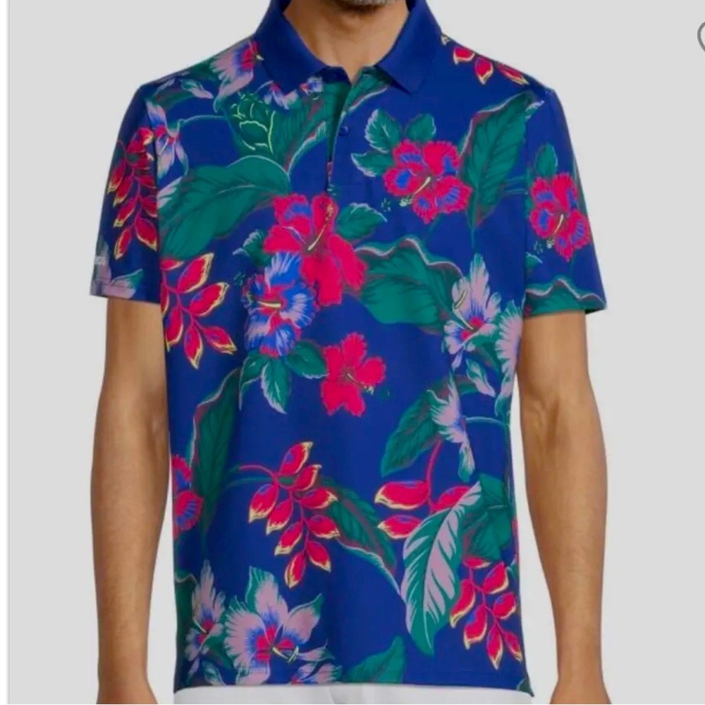Bonobos Golf Men’s Standard Fit Waimea Floral Polo Shirt NWT Size Small